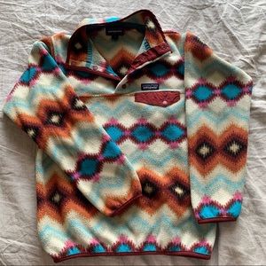 Patagonia Synchilla Women’s Snap-T Pullover Fleece - Timber Twist Size XS